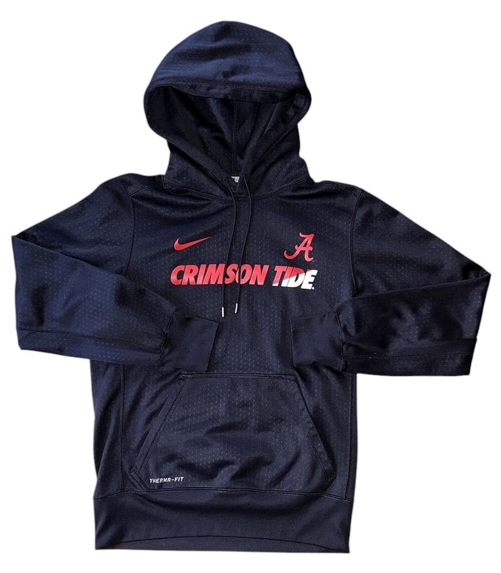 Nike Alabama Crimson Tide Black Hoodie Sweatshirt Men's Small